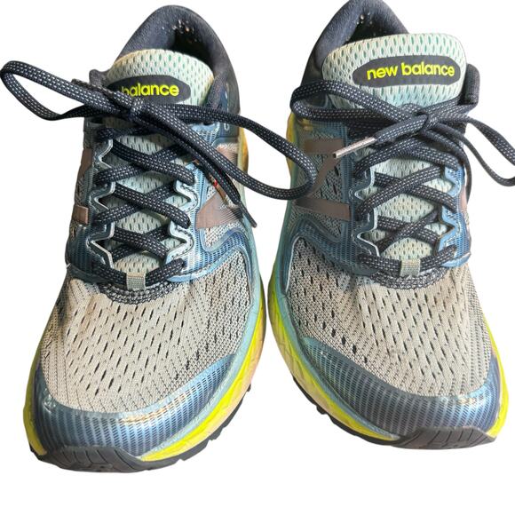 New Balance Fresh Foam 1080v7 Running Shoes, Blue Yellow, Women's 8.5 - Picture 10 of 10